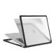 Tech-Protect Velar Case for MacBook Air 13\" 2023-2026, Transparent Black
