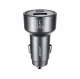 Joyroom JR-CCN19 65W 3-Port Car Charger 2x USB-C + USB-A, Dark Gray
