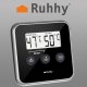 Digital Kitchen Meat Thermometer with Probe Ruhhy, Black-Silver