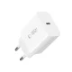 Tech-Protect NC20W Wall Charger 20W with USB-C / Lightning Cable 100 cm - White