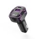 Bluetooth FM Transmitter for Car, XO BCC12 MP3 Player 3.1A USB Car Charger, Black