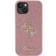 Apple iPhone 15 6.1\'\' Glitter Script Big 4G Case Cover, Pink