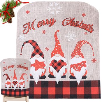 Christmas Chair Back Cover