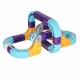 Magnetic Building Blocks Race Track with Car, 54 Pieces