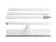 2-in-1 Floor Squeegee with Brush and Adjustable Handle
