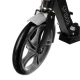 Kruzzel Spidoo Foldable Kids Scooter, 200mm Wheels, Grey/Black