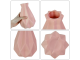 Plastic Flower Vase in Scandinavian Style _ 20 cm