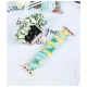 Elastic Fabric Band for Apple Watch 42/44/45 mm - Beige with Pineapples