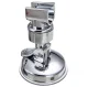 Shower Head Holder with Suction Cup, Silver