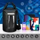 WNA-15L Waterproof Bag 15 L with RFID Blocking Divider - Black