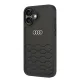 Audi Synthetic Leather Case for iPhone 16 Plus 6.7\", Black