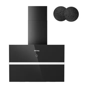 IsEasy TV1360D4-CC-I2 Kitchen Cooker Hood 60 cm, Black