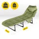 Mountain Goat Folding Camping Chair Sun Lounger, Army Green