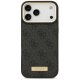 Чехол Guess 4G Logo Plate MagSafe для iPhone 17 Pro Max — Черный