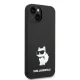 Karl Lagerfeld Silicone Choupette MagSafe Case for iPhone 14 Plus, Black