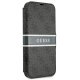 Guess iPhone 13 mini Book Case 4G Stripe Grey