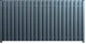 Profiled Metal Fence Picket ESTETIC PSx2 RAL8019, 115 mm, Gray Brown