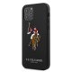 Apple iPhone 12 Pro Max 6.7\" US Polo Embroidery Collection Case Cover (USHCP12LPUGFLBK), Black