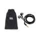 JBL T205 vadu in-ear austiņas ar 3,5 mm mini džeku – melnas