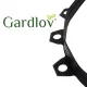 Gardlov 00024561 Garden Edging 4cm x 10m with 20 Pegs, Black
