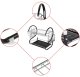 Two-level Double Metal Dish Dryer Rack Shelf, Black