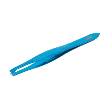 Nghia N-425 Slanted Tweezers for Eyebrows, Blue