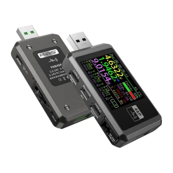 USB Port Tester FNIRSI FNB48P Black