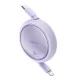 USB-C to Lightning Cable Baseus Free2Pull 20W 1m Purple