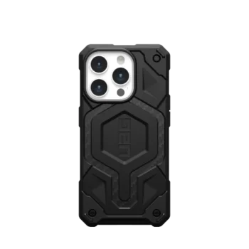 Apple iPhone 15 Pro 6.1'' UAG MagSafe Monarch Pro Hard Case Cover, Black Carbon