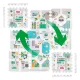Foam puzzle mat 120 cm x 120cm + foam figures Nukido Town