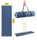 4Fizjo 997 TPE Yoga and Fitness Mat 180x60x1 cm, Navy Blue