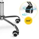 4Fizjo ERGO Ergonomic Saddle Massage Stool, Black