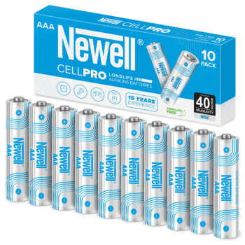 Newell CellPro AAA Alkaline Batteries, 10 pcs
