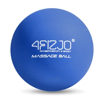 4FIZJO Lacrosse Silicone Massage Ball, 6.25 cm, Blue