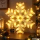 LED Window Decoration Snowflake, 40 cm, White