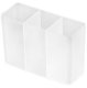 Self-adhesive cosmetics organizer