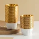 Muffin Paper Baking Cups DA517A 50 Pcs, White/Gold