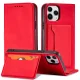 Wallet Case for iPhone 12 Pro Max with Card Slots and Stand, Red