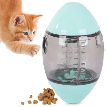 Interactive Treat Dispenser Toy for Dogs and Cats, 8x5 cm