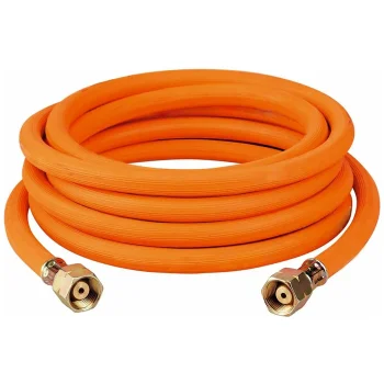 Meva Gas Cylinder Connection Hose with 2x G3/8"L Connectors, 5m