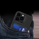 Case for Samsung Galaxy S23 Hurtel Leather Stand Case with Card Slot, Black