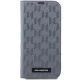 Karl Lagerfeld iPhone 14 Pro Max Wallet Case Saffiano Monogram, Silver