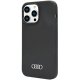 Audi Silicone Case iPhone 14 Pro Max 6.7\" black/black hardcase AU-LSRIP14PM-Q3/D1-BK