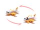 Kids Toy Transport Cargo Transporter Aircraft Airplane + 3 Construction Vehicles