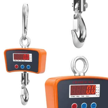 Digital Crane Scale 500kg Heavy-Duty Hanging Scale with LCD Display