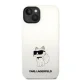 Karl Lagerfeld Silicone Choupette MagSafe Case for iPhone 14 Plus, White