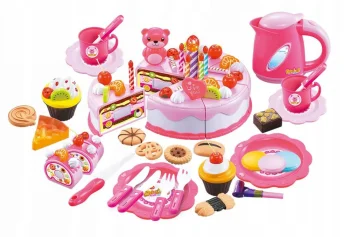 Multistore Birthday Cake Playset 80 Pieces LED