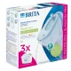Water Filter Jug Brita Style eco, 2.4 L, Glacier Blue, with 3 MAXTRA PRO Cartridges