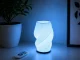 2-in-1 LED RGB Table Lamp and Vase with Remote, Ecru