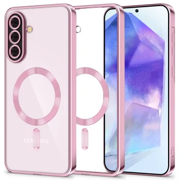 Tech-Protect MagFlex MagSafe Phone Case Cover Samsung Galaxy A56 5G - Clear Pink